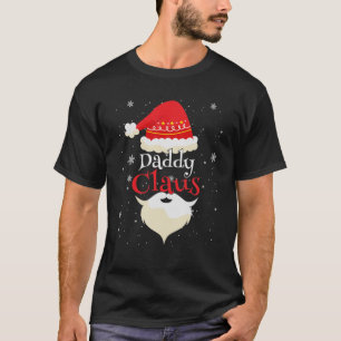 Camiseta Papi Claus Navidades Santa Pajama coincidiendo gra