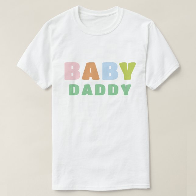 Camiseta Papi colorido y divertido (Diseño del anverso)