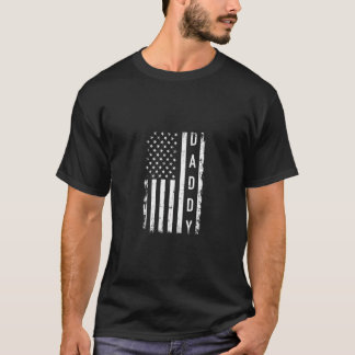 Camiseta Papi con la bandera estadounidense
