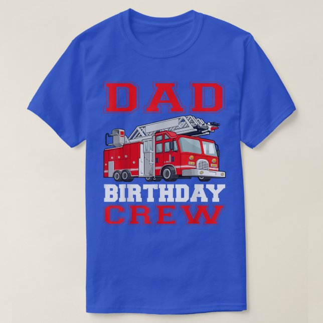 Camiseta Papi Cristóbal Bomberos de Birthday (Diseño del anverso)