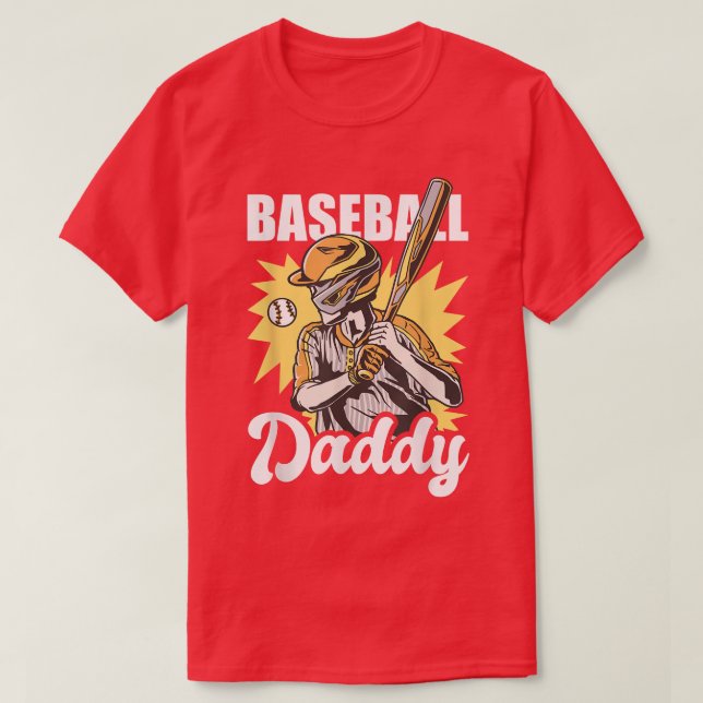 Camiseta Papi de béisbol para el Día del Padre (Diseño del anverso)