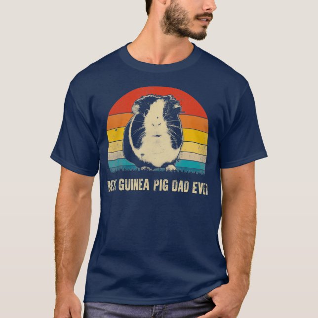 Camiseta Papi de cerdo guineano de mejor regalo (Anverso)
