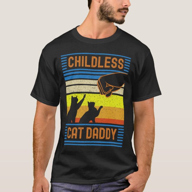 Camiseta Papi De Gato Sin Hijos 2024 Para Presidente (Anverso)