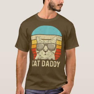 Camiseta Papi de gato virgen Funny Cat Lover Papá Padres