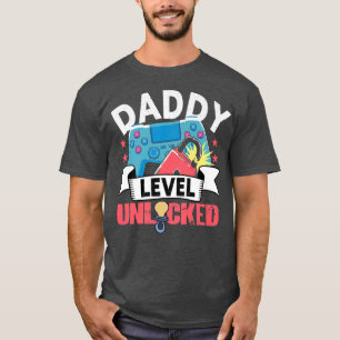 Camiseta Papi de juegos de hombres sin bloquear nuevo papá