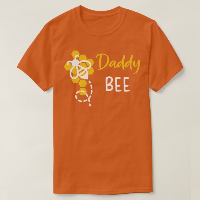 Camiseta Papi De La Abeja Primera Abeja Primer Día (Diseño del anverso)