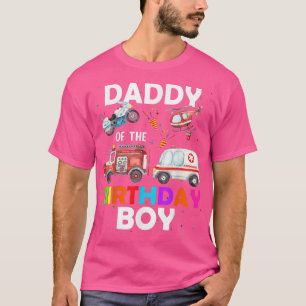 Camiseta Papi De La Camión De Ambulancia De Camión De Cumpl