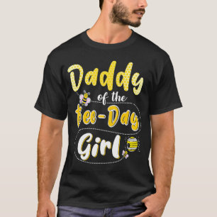 Camiseta Papi de la Chica del Día de la Abeja Hive Fiesta a