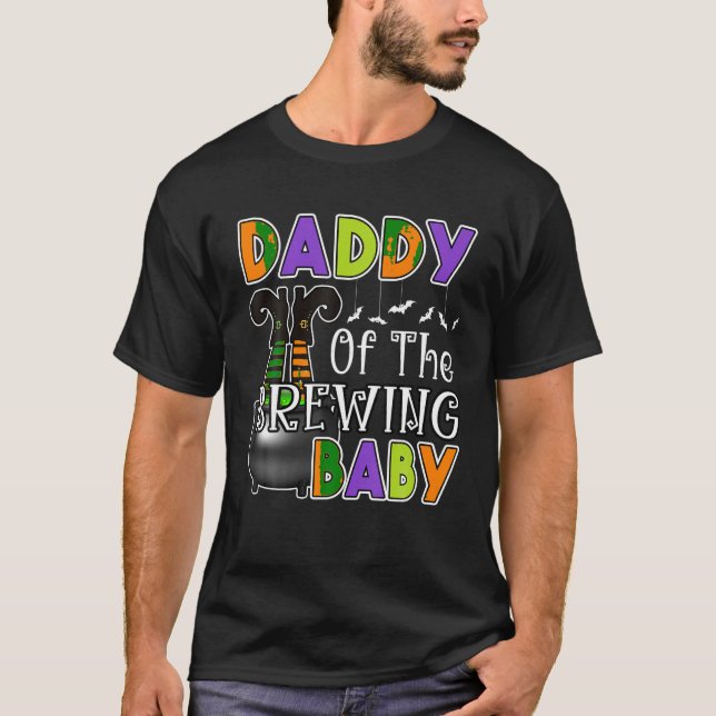Camiseta Papi de la elaboración del Baby Shower de Hallowee (Anverso)