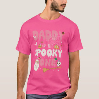 Camiseta Papi de la espeluznante Hallowee de cumpleaños de 
