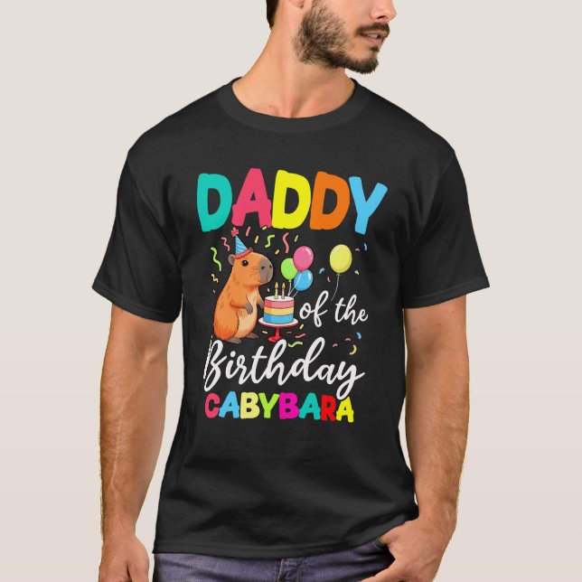 Camiseta Papi De La Fama Fiesta Bday, Chica De Capibara (Anverso)
