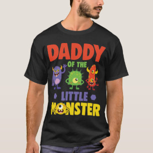 Camiseta Papi De La Familia De Cumpleaños De Los Monstruos