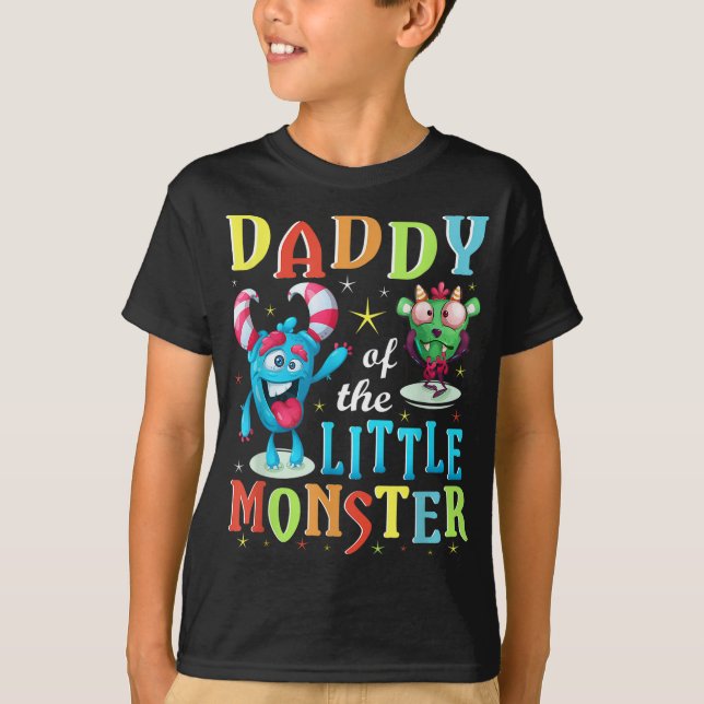 Camiseta Papi De La Familia De Los Monstruos (Anverso)