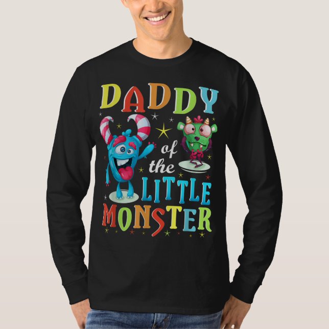Camiseta Papi De La Familia De Los Monstruos (Anverso)