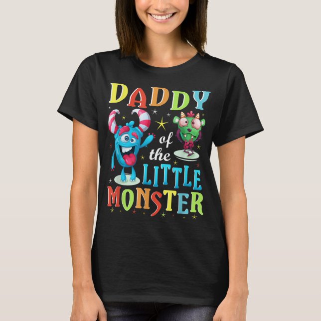 Camiseta Papi De La Familia De Los Monstruos (Anverso)