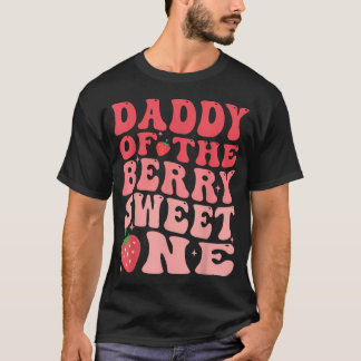 Camiseta Papi De La Fresa Dulce Cumpleaños 1