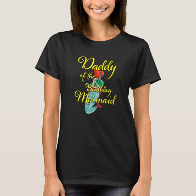 Camiseta Papi de la hija soltera de cumpleaños, Chica B (Anverso)