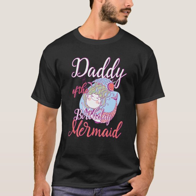 Camiseta Papi de la hija soltera de cumpleaños, Chica B (Anverso)