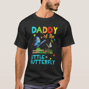 Camiseta Papi De La Mariposa Pequeña Coincidiendo El Cumple