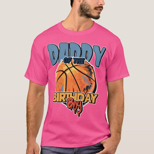 Camiseta Papi De La Matanza Temática Del Básquetbol Birthda (Anverso)