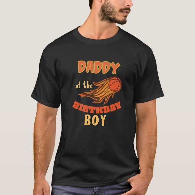 Camiseta Papi De La Matanza Temática Del Básquetbol Birthda (Anverso)
