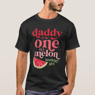 Camiseta Papi de la mímel de un Chica de cumpleaños en un m