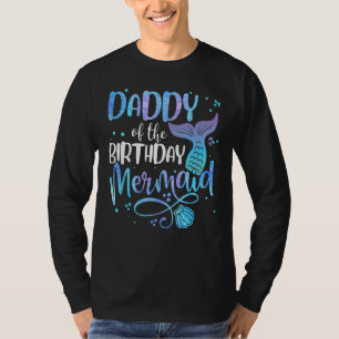 Camiseta Papi De La Parte De Coincidencia De La Sirena De C
