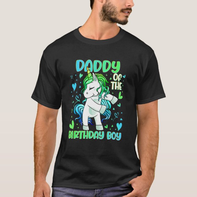 Camiseta Papi de la princesa del partido de cumpleaños Dabb (Anverso)