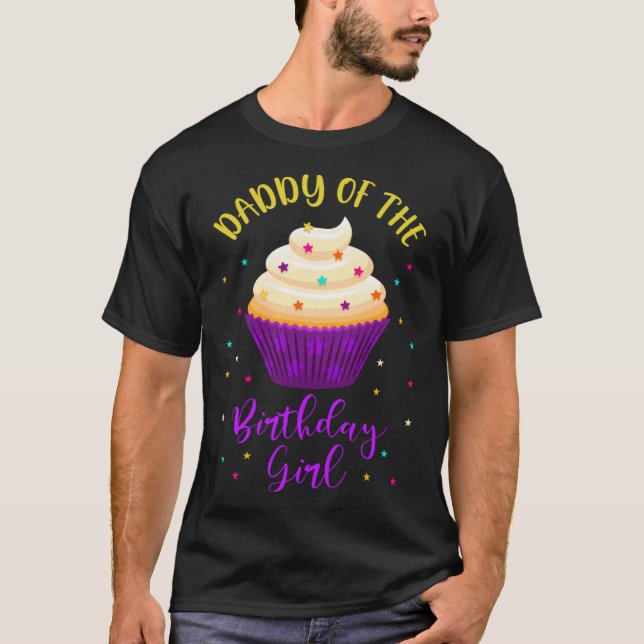 Camiseta Papi de la repostería Chica de cumpleaños, dulce d (Anverso)