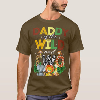 Camiseta Papi De La Selva De Safari De Los Dos Zoológicos A
