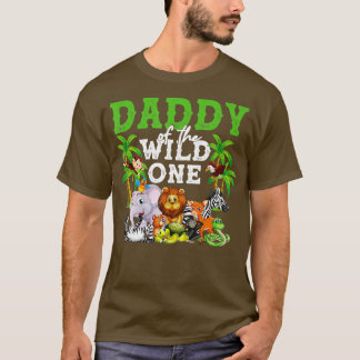 Camiseta Papi De La Selva Salvaje De Safari De Cumpleaños D