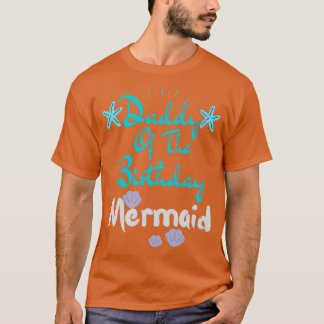 Camiseta Papi De La Sirenita De Cumpleaños 13