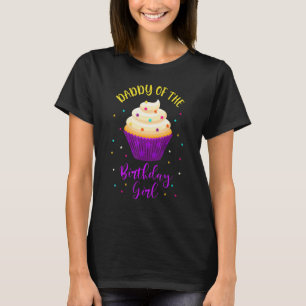 Camiseta Papi de la tarta de Chica de cumpleaños, dulce fie