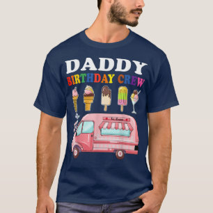 Camiseta Papi De La Tripulación De Cumpleaños Camión De Hel