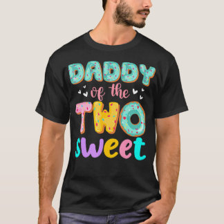 Camiseta Papi De Los Dos Dulces Temas De La Familia Del Cum