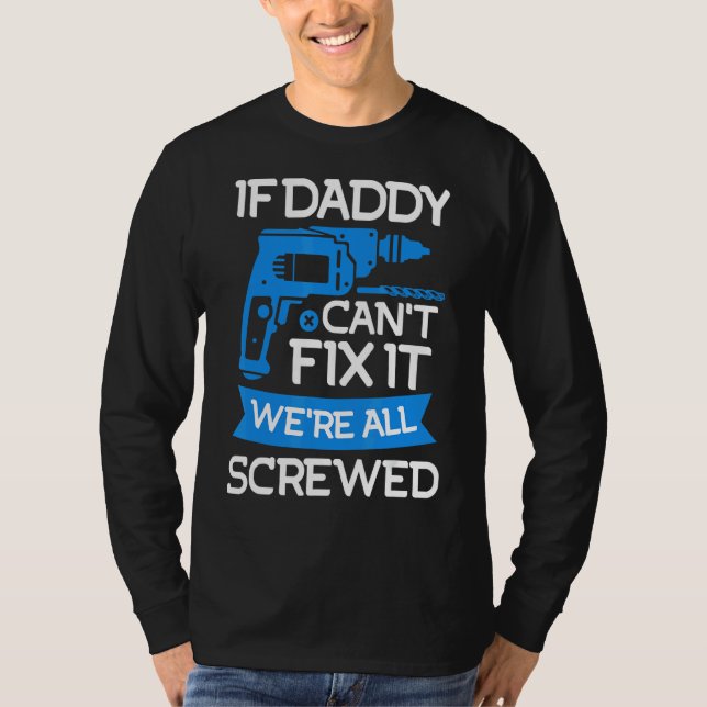 Camiseta Papi De Los Hombres Arregla A Papá Noel 2 (Anverso)