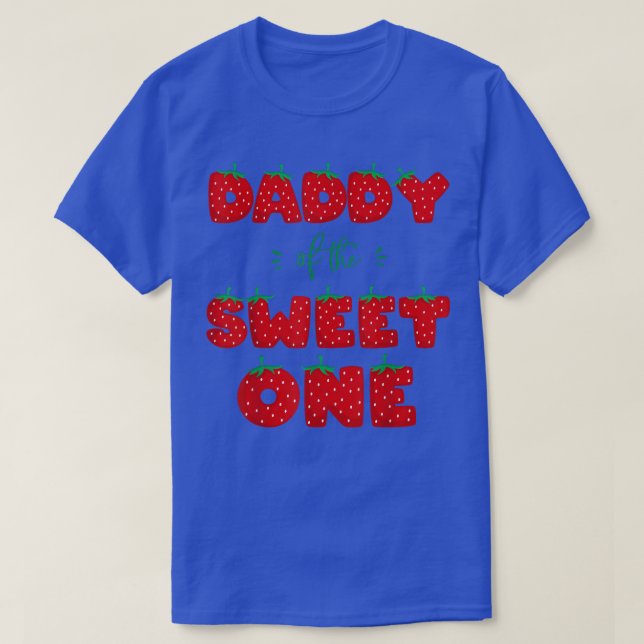 Camiseta Papi de los hombres del dulce un cumpleaños de fre (Diseño del anverso)