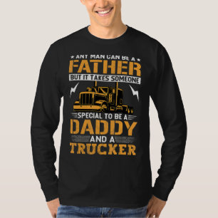 Camiseta Papi De Los Hombres Y Un Camionero Cita Semi Condu