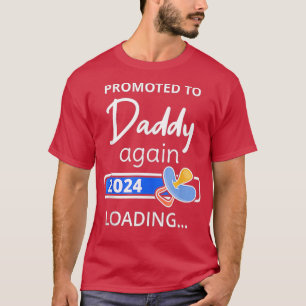 Camiseta Papi de nuevo 2024 cargando padre para ser ascendi