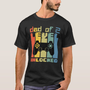 Camiseta Papi De Nuevo Alcanzó El Nivel De 2 Papás