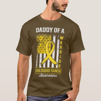 Camiseta Papi de oro para la conciencia sobre el cáncer inf