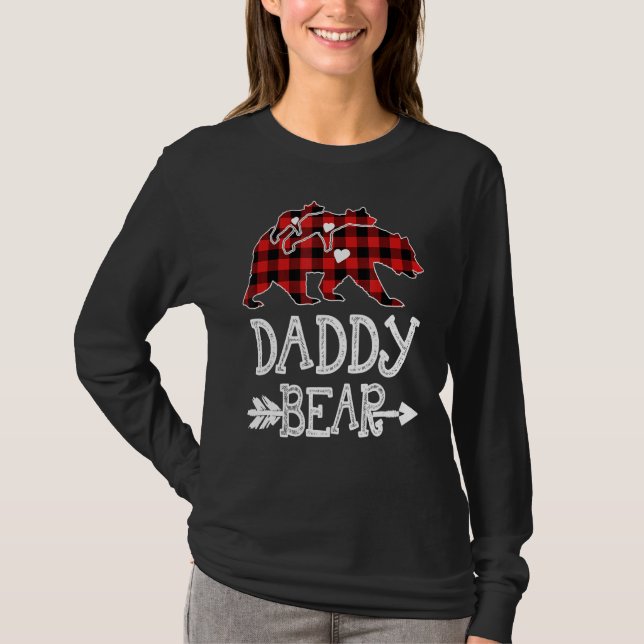 Camiseta Papi De Papel Rojo Con Dos Cubos Que Coinciden Con (Anverso)