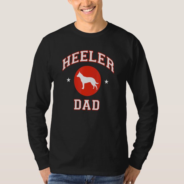 Camiseta Papi de perro de ganado australiano (Anverso)