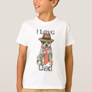 Camiseta Papi de perro de ganado australiano