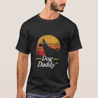 Camiseta Papi de perro Doberman papá gafas de sol padre grá
