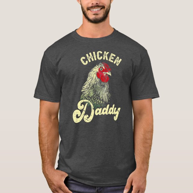 Camiseta Papi de pollo Agricultor Amante de pollo (Anverso)