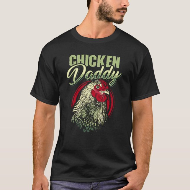 Camiseta Papi de pollo agricultor regalo granjero (Anverso)