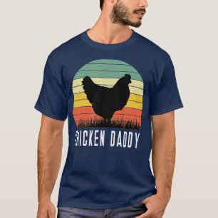 Camiseta Papi de pollo Padre Padres Día Granjero Huevo