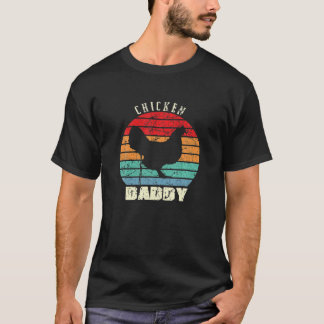 Camiseta Papi de pollo Poultry Dad Divertido agricultor Ret