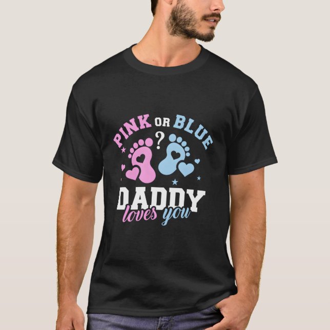 Camiseta Papi de revelación de género (Anverso)